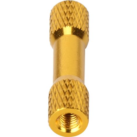 10 Stück Abstandshalter M3x25mm aus eloxierter Aluminiumlegierung mit Innengewinde, ausbalanciert für Quadcopter (Golden) (1/5)
