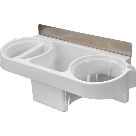 Badezimmer Kammhalter Haartrocknerhalter Wandhalterung Selbstklebender Haarglätter-Organizer Selbstklebendes Föhngestell (1/5)