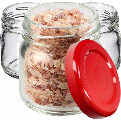KADAX 10 mini tarros de especias con tapa de rosca, 40 ml (1/5)
