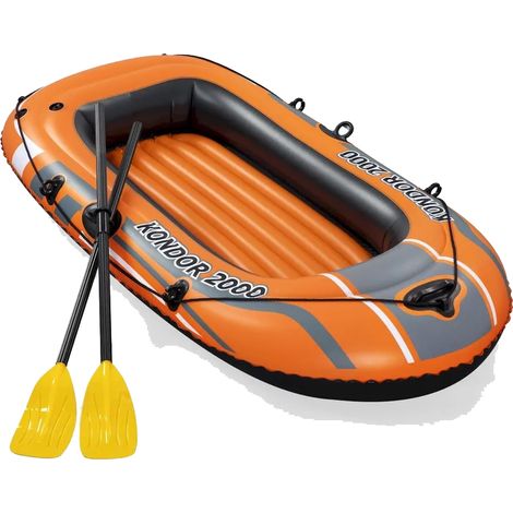 Bateau gonflable Kondor Elit 2000, 196x106 cm avec rames