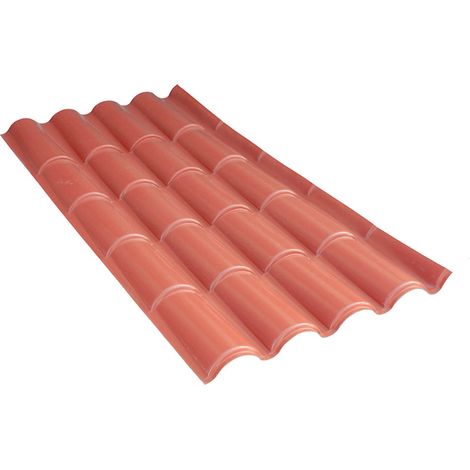 LASTRA COPPO 'POLIMCRYL' cm 85 x 175 rosso mattone