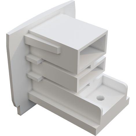 Embout blanc rail 3 circuits TRINITY Maytoni Technical (1/5)
