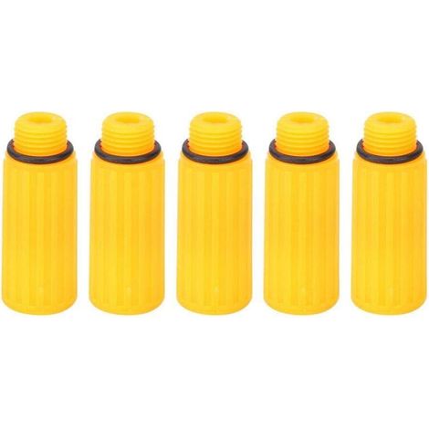 Pièces de compresseur d'air, 5 bouchons de reniflard de pompe de compresseur d'air jaunes de 15,5 mm pour une utilisation quotidienne et une longue durée de vie (1/5)