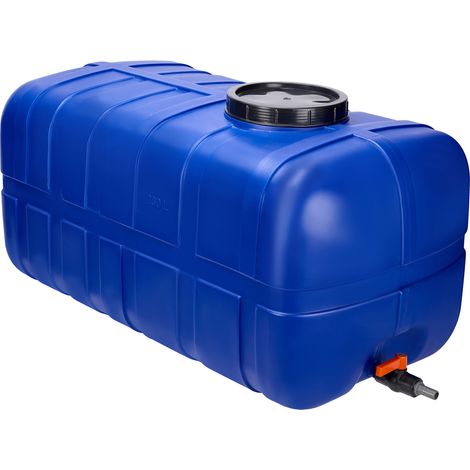 Réservoir d'eau de pluie 280 litres avec couvercle – Grand récupérateur pour usage domestique et professionnel – Matériaux durables - GD-0098