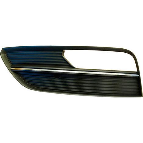 Grille de pare-choc avant gauche noire et chromée Audi A3 et A3 Sportback 8V phase 1 2012-2016
