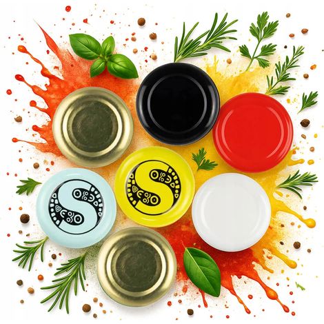 10x FI 33 Deckel für Saft, Sirup und Saft (1/5)