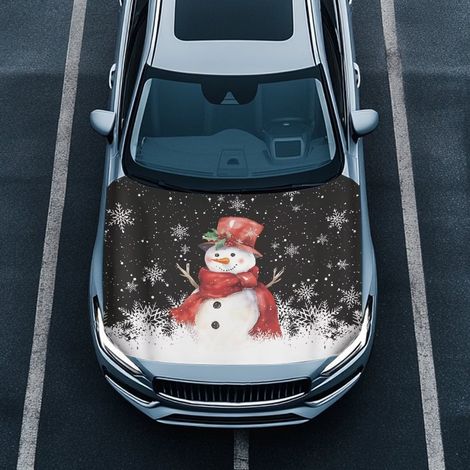 Housse De Capot Automobile - Housse De Capot En Polyester Extensible Universelle - Protection Contre Les Rayures Et Les Intempéries - 100 x 150 cm - 1 Pièce (1/5)