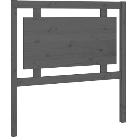 Maison Exclusive - Cabecero de cama madera maciza de pino gris 95 (1/5)