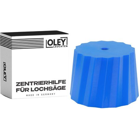 Aide au centrage pour scie cloche - Spot encastrable pour agrandir le trou - Aide au perçage pour découpes de spots - Spot plus grand à installer au plafond Taille 50 mm (1/4)