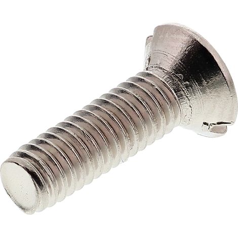Vis à métaux RS PRO M3.5 à tête Tête fraisée bombée fendue en Laiton, 12mm ( Prix pour Sachet de 100 ) (1/2)