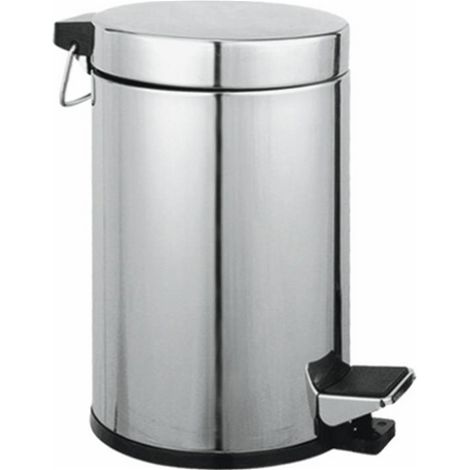 CESTINO RIFIUTI ACCIAIO INOX 12 LT PER BAGNO/CUCINA - MAURER (1/5)