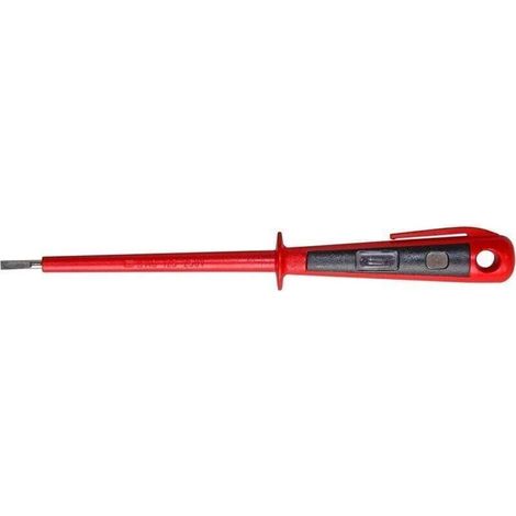Testeur de tension/testeur de phase jusqu'à 250 V rouge/noir 190 mm (1/4)