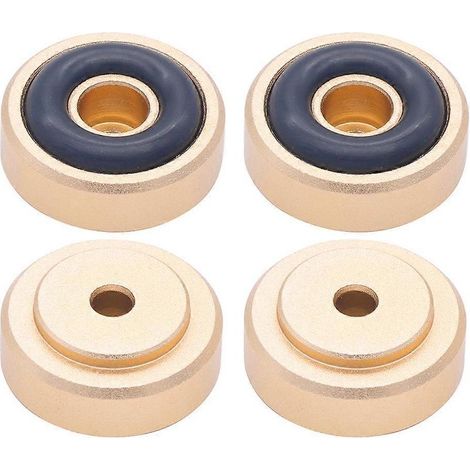 Pieds d'isolation antivibrations pour enceintes - Coussinets amortisseurs pour équipement audio (1/4)
