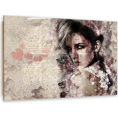 Quadro deco panel, Bella donna - astratto - 60x40 (1/5)