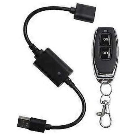 Interrupteur marche/arrêt sans fil USB RF 433 MHz DC5V pour bande lumineuse LED (lecture L)-NANOTEH (1/5)