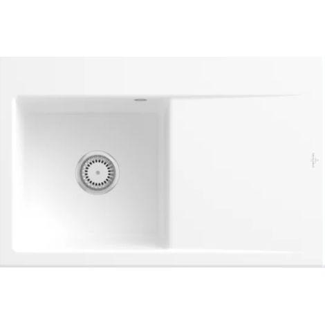 VB Einbauspüle Subway Style 45 334801 780x510mm re-eckig Stone White cplus (1/3)