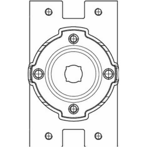 Schnelle Unterstützung in Fe mit Platte CAME 001YM0159