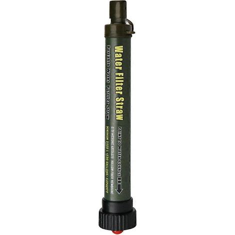 Filtre à eau portable pour le camping, la randonnée et les situations d'urgence. Purificateur d'eau idéal pour les voyages et les situations de survie.
