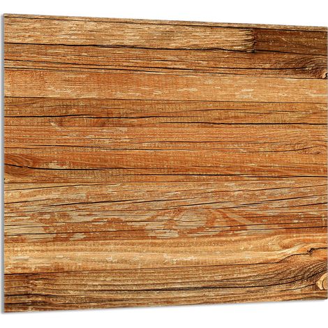 Panneau de verre pour la cuisine 65x60 Bois (1/5)