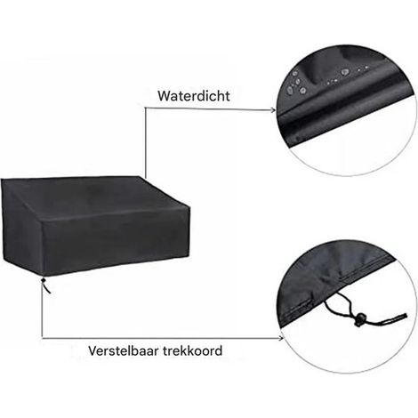 Schutzhülle für Gartenbänke – Wasserdichte Schutzhülle gegen Witterungseinflüsse und Staub – 1 Stück – Geeignet für Gartenmöbel (1/4)