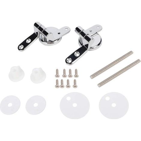 Accesorios para tapas de inodoro，bisagras de repuesto para asientos de inodoro，bisagras para asientos de inodoro，juegos de cortinas de ducha (1/5)