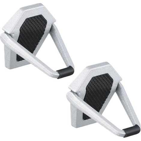 2 mini supporti per laptop, supporti invisibili, autoadesivi, supporto per tastiera portatile pieghevole, piedini di supporto pieghevoli (con silicone antiscivolo e retro autoadesivo) (1/5)