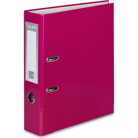 Carpeta rosa Vaupe VP tamaño A4/5 cm con cierre. (1/5)