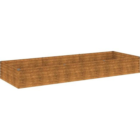 Jardinera acero corten 291x100x36 cm vidaXL