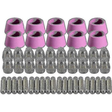 Kit de découpe plasma 50 pièces compatible avec les modèles Ag-60, Sg-55, Wsd-60 et Cut-60, LGK-60 (1/4)