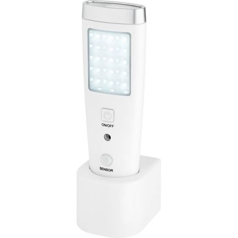 Lampe de sécurité Multi-Fonctions Lumatic Guard, 43.2033 LED Lampe de sécurité, Blanc/Argent