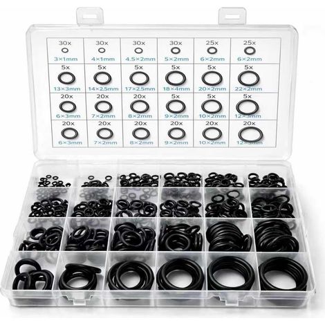 Assortiment de 400 joints toriques, Ø 4-30 mm joints toriques, (1/5)