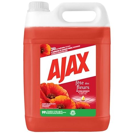 Nettoyant multi-usages Ajax fleurs rouges - Bidon de 5 litres (1/3)