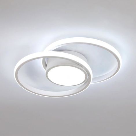 Plafonnier LED rond 42 W 4800 lm, moderne, longueur 40 cm - blanc froid 6500K (1/4)