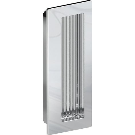 Slid'Up By Mantion – Poignée cuvette rectangulaire 32 x 75 mm – Métal chromé pour porte coulissante – Encastrement 26 x 70 x 11 mm – Garantie 5 ans