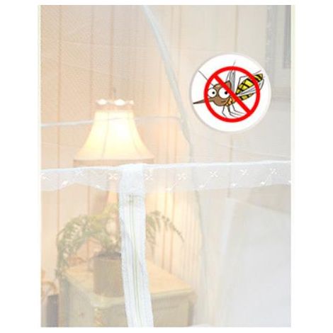 Moustiquaire lit et jardin dôme pop-up pull 150 x 200 cm (1/2)