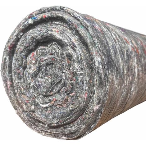 Fieltro protector para Pintura 1x25m - TECPLAST - 120FPE Gris - Económico - Fieltro pintor para suelos (1/5)
