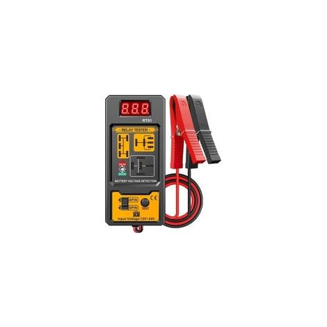 Testeur de relais avec écran LCD 12 V 24 V testeur de charge automobile testeur d'alternateur numérique automatique analyseur de batterie système de démarrage de charge pour voiture, bateau (1/5)