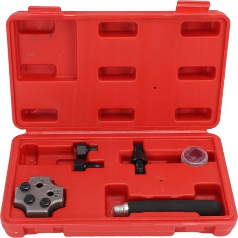 Brake Line Flaring Tool Kit, Professional Automotive Repair, SAE 45 Degree Double Flaring Tool Set for Steel Brake Lines and (1/5)