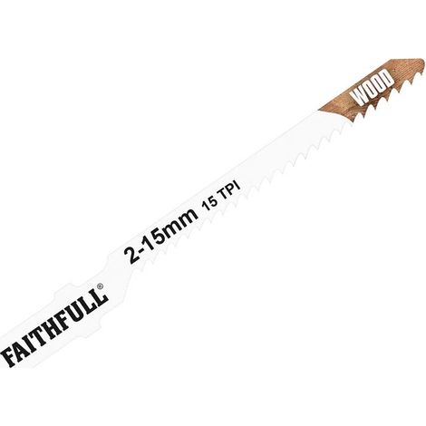 Faithfull Wood Jigsaw Blades Pack of 5 T119BO FAIJBT119BO