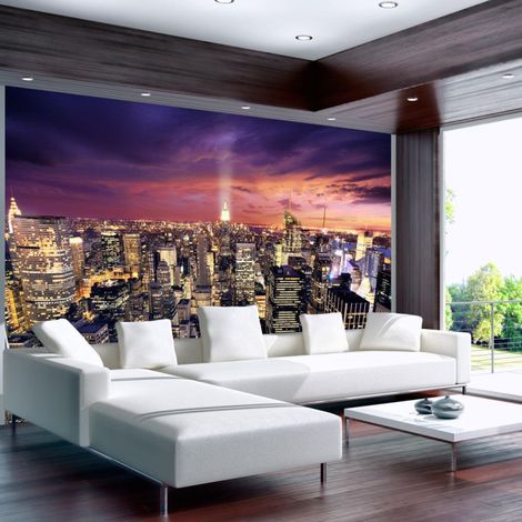 Papier Peint "Evening in New York City" 210 x 300 cm (1/2)