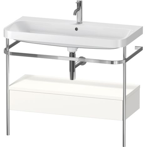 Set c-bonded Duravit Happy D.2 Plus con consola metálica y cajón,