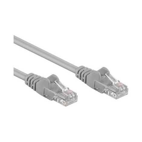 Hamlet Cavo di rete Ethernet Plug Play categoria 5E UTP 3 metri con connettori RJ45 maschio-maschio (1/2)