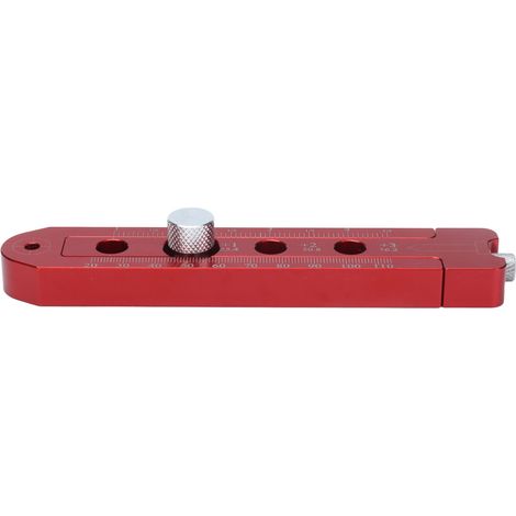 Compas à tracer bois réglable, jauge de marquage en alliage d'aluminium, point fixe, métrique et impérial, pour dessin industriel et menuiserie (1/5)