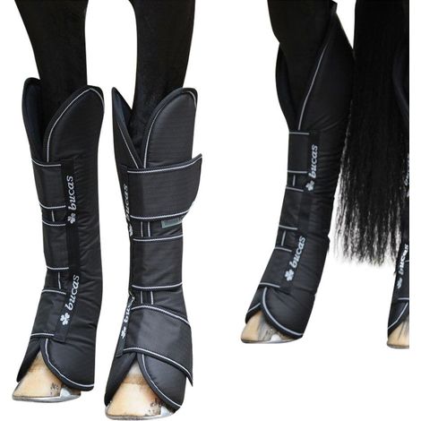 Pony, Nero: Paracolpi trasporto Bucas Freedom Boots in schiuma imbottita