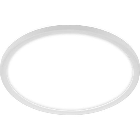 BRILONER - Plafoniera da bagno a LED con retroilluminazione, lampada da bagno a LED IP44, ultra piatta, luce bianca neutra, bianca, 420x35 mm (DxH) (1/5)