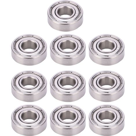 Roulements miniatures en acier inoxydable, outils de roulement pour dispositif de décélération S698ZZ 19x8x6mm 10 pièces (1/5)