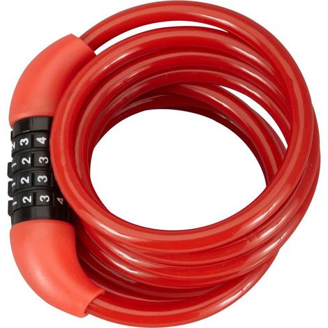 MASTER LOCK Fahrradschlosskabel [1,8 m Kabel] [Kombination] [Outdoor] [Zufällige Farbe] 8221EURDPROCOL – Ideal für Fahrräder, E-Bikes, Skateboards, Kinderwagen, Rasenmäher und Zubehör (1/5)