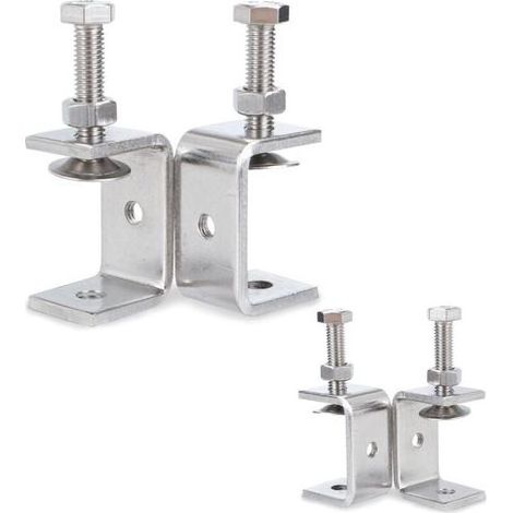 4 Pièces Mini Serre Joint, Pince De Support En Acier Inoxydable 304 De 30 Mm, Serre - Joint Plage De Réglage De 0-25 Mm, Pince De Soudage En Acier Inoxydable Adaptée Pour La Soudure (1/5)