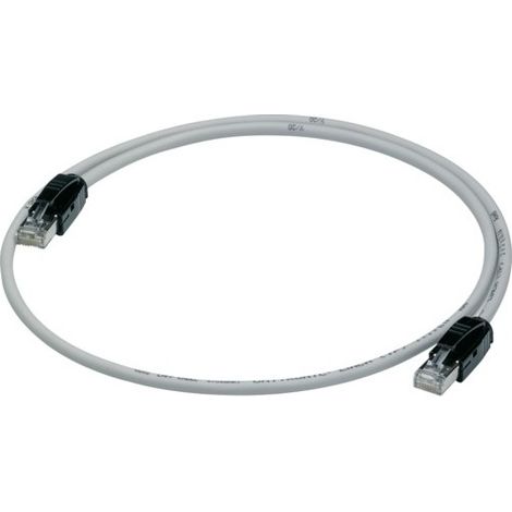 Cable RJ45 1m - APPAREILLAGE DE TETE HAGER HTG481H (1/2)