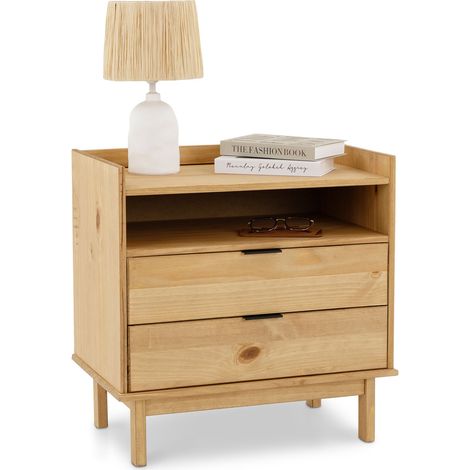 Table de chevet TEPERA Brun